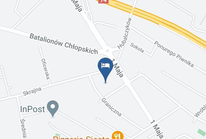 Kielce - Dom Noclegowy U Michala Maps