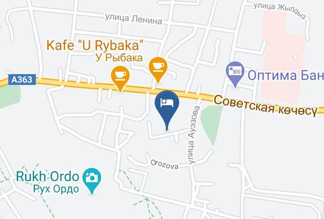Ysyk Kol Region - Dom Otdykha Berezka Maps