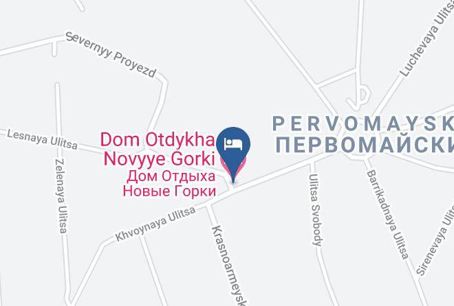 Korolev - Dom Otdykha Novyye Gorki Maps