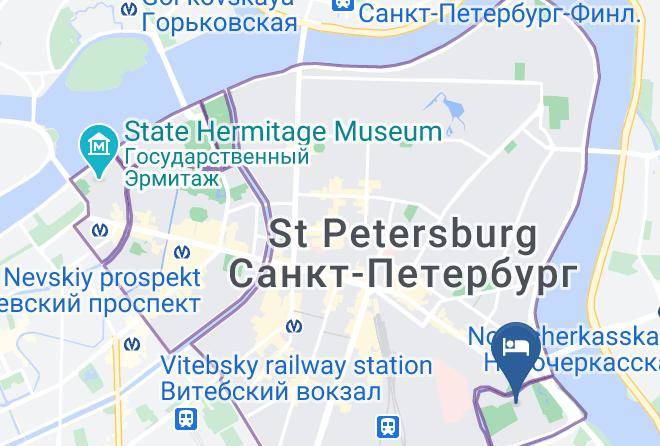 Saint Petersburg - Dom Palomnika Maps
