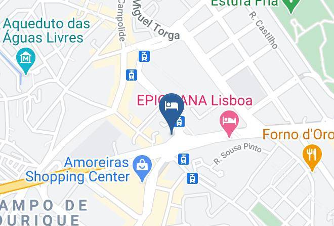 Lisbon - Hotel Dom Pedro Lisboa Maps