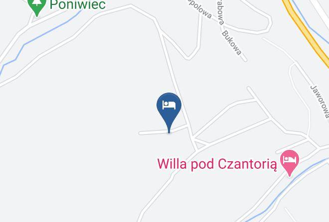 Dom Pod Czantoria Map