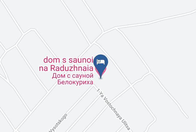 Belokurikha - Dom S Saunoi Na Raduzhnaia Maps