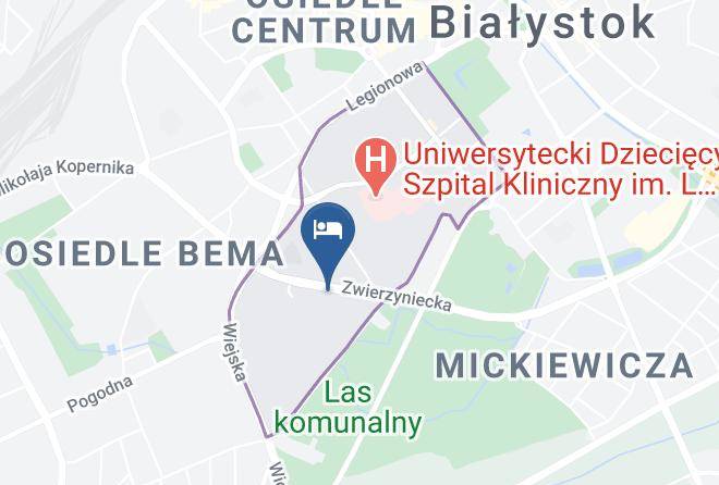 Bialystok - Dom Studenta Beta Maps