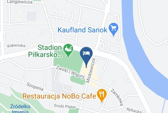 Sanocki - Dom Turysty Pttk Maps