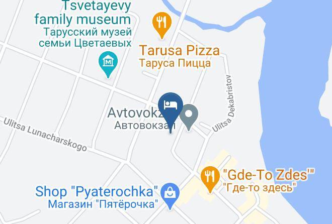 Tarussky District - Dom Verzilinykh Maps