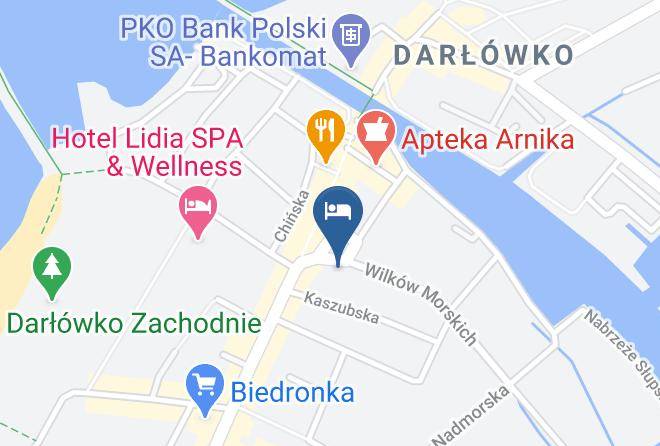 Slawnonty - Dom Wczasowy Albatros Maps