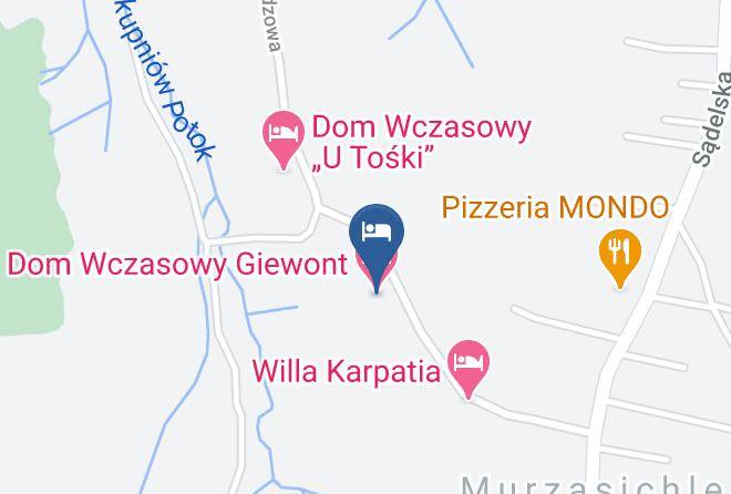 Tatrzanski - Dom Wczasowy Giewont Maps