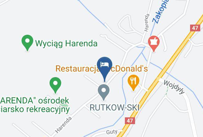 Tatrzanski - Dom Wczasowy Harenda Zakopane Maps