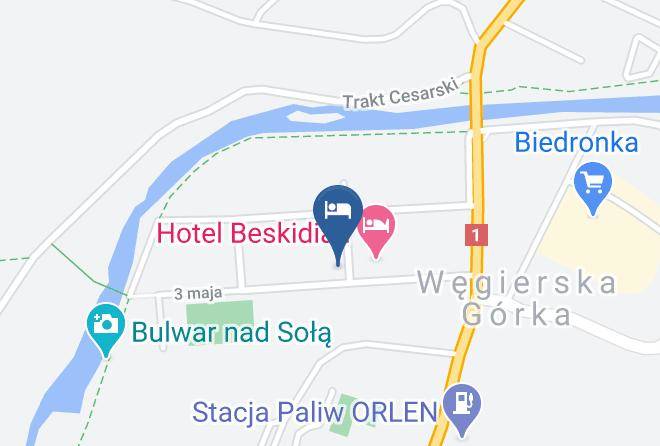 Zywiecki - Dom Wczasowy Irys Maps
