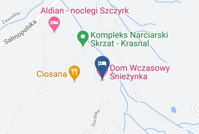 Bielskonty - Dom Wczasowy Sniezynka Maps