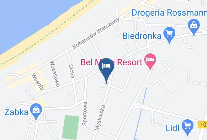 Dom Wypoczynkowy Na Fali Map