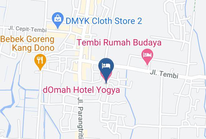 Bantul Regency - Domah Hotel Yogya Maps