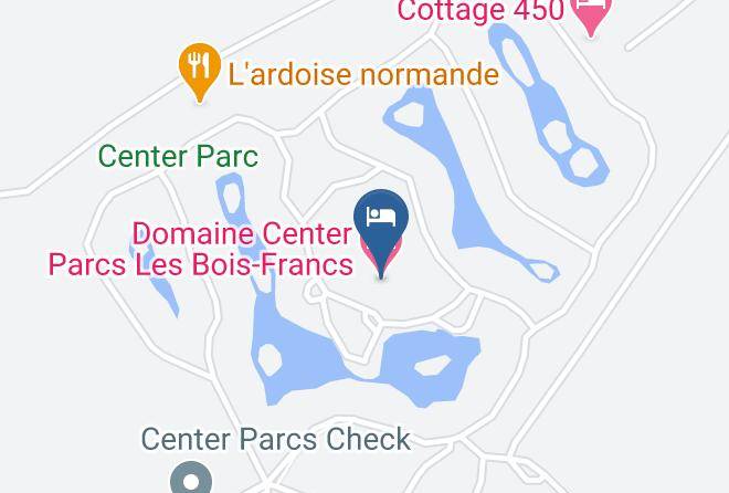Eure - Domaine Center Parcs Les Bois Francs Maps