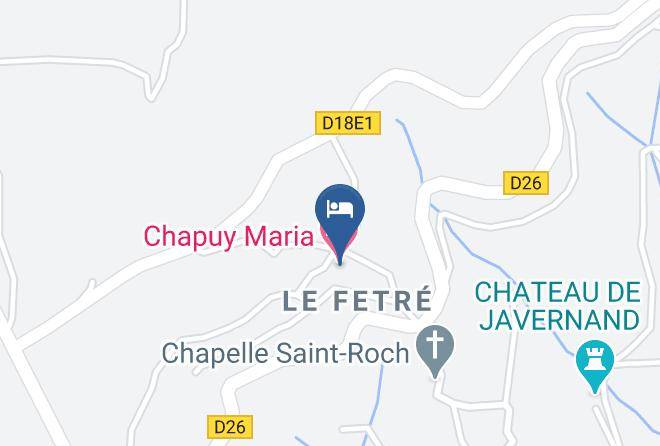 Rhone - Domaine Chapuy Chiroubles Beaujolais Maps