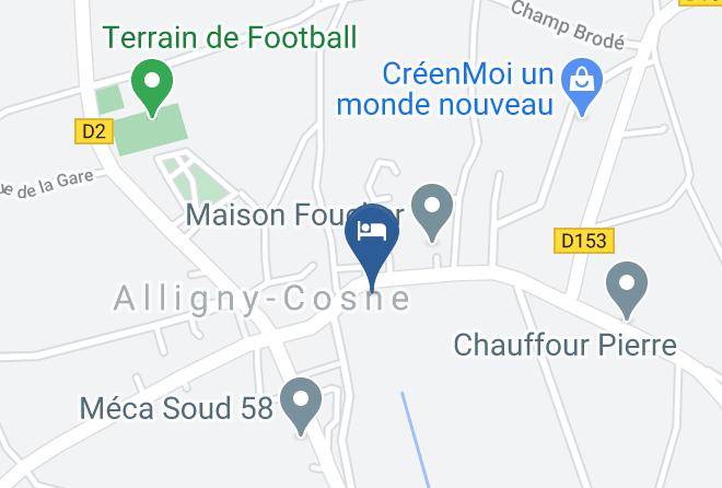 Nievre - Domaine D'alligny Gites & Chambres D'hotes Maps