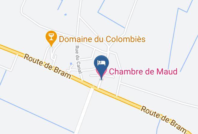 Aude - Domaine D'herminis Maps