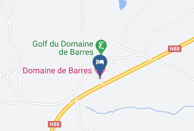 Lozere - Domaine De Barres Maps