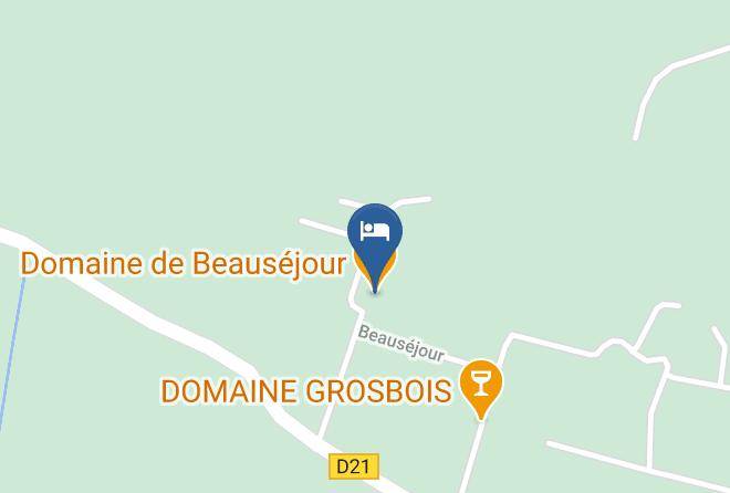 Indre Et Loire - Domaine De Beausejour Maps