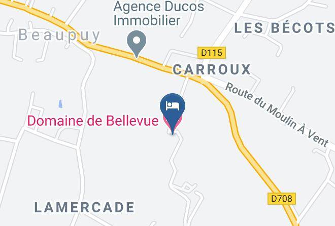 Lot Et Garonne - Domaine De Bellevue Maps