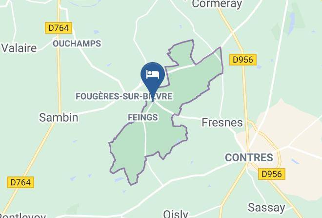 Loir Et Cher - Domaine De Bellyvieres Maps