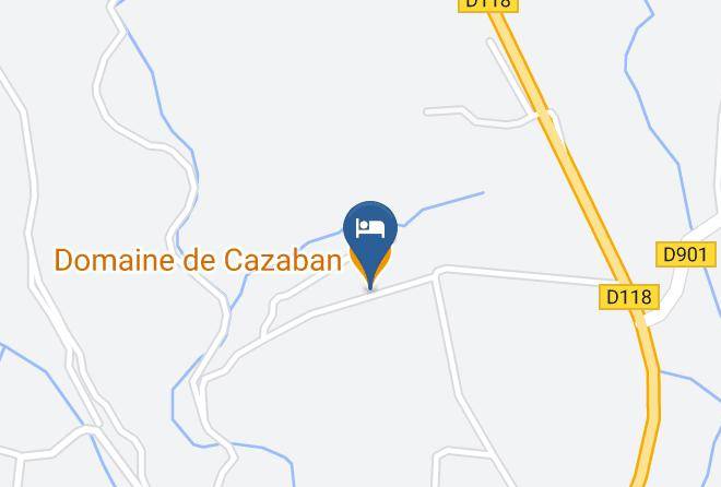 Domaine De Cazaban Map