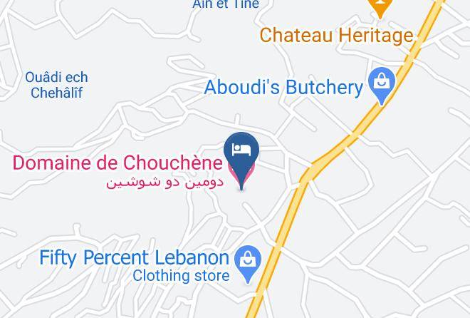Zahle - Domaine De Chouchene Maps