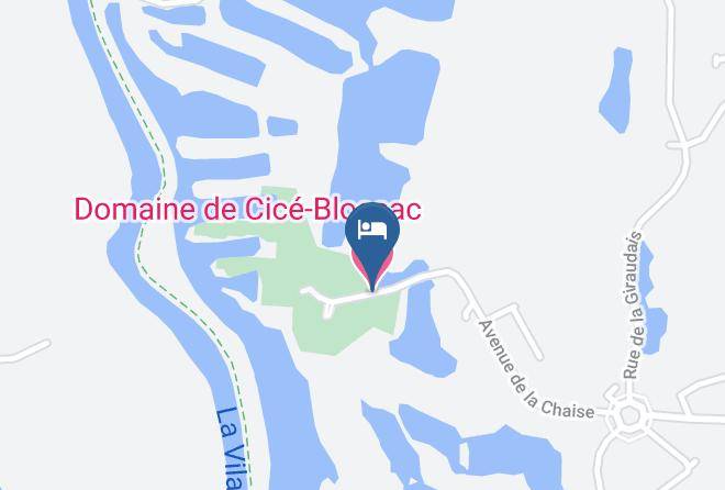 Ille Et Vilaine - Domaine De Cice Blossac Maps
