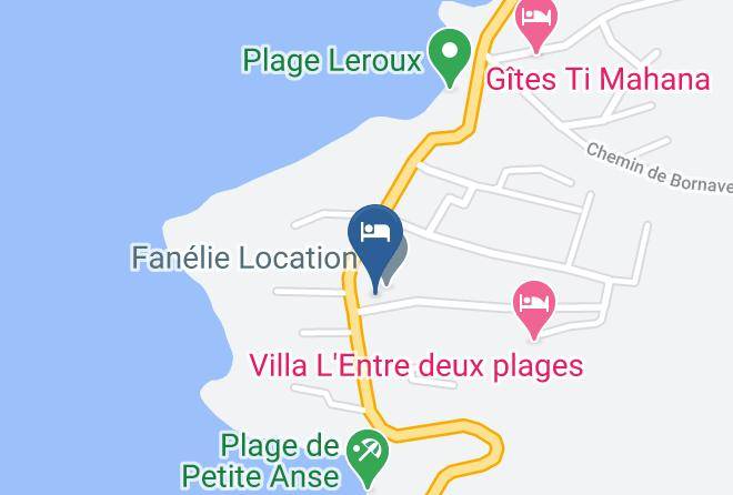 Deshaies - Domaine De Fanelie Maps