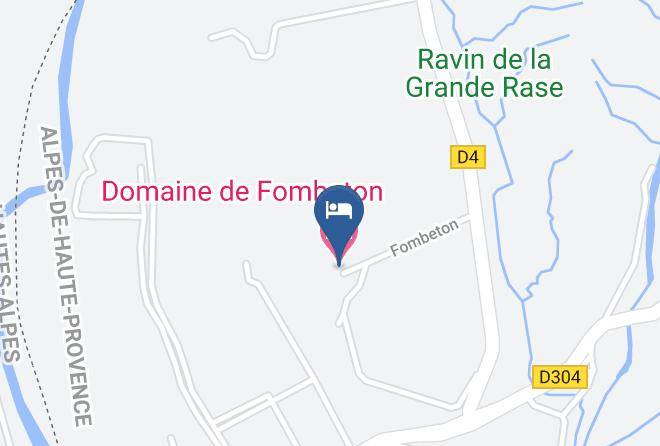 Alpes De Haute Provence - Domaine De Fombeton Maps