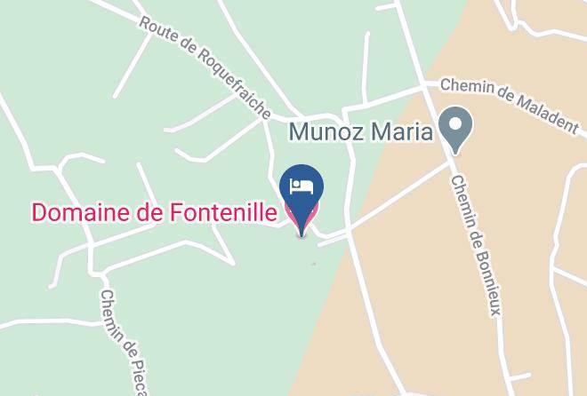Domaine De Fontenille Map