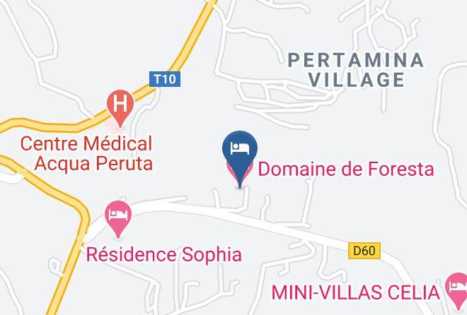 Domaine De Foresta Map
