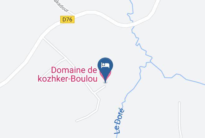 Cotes D Armor - Domaine De Kozhker Boulou Maps