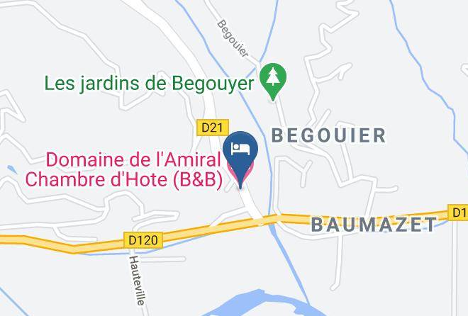 Ardeche - Domaine De L'amiral Chambre D'hote Maps