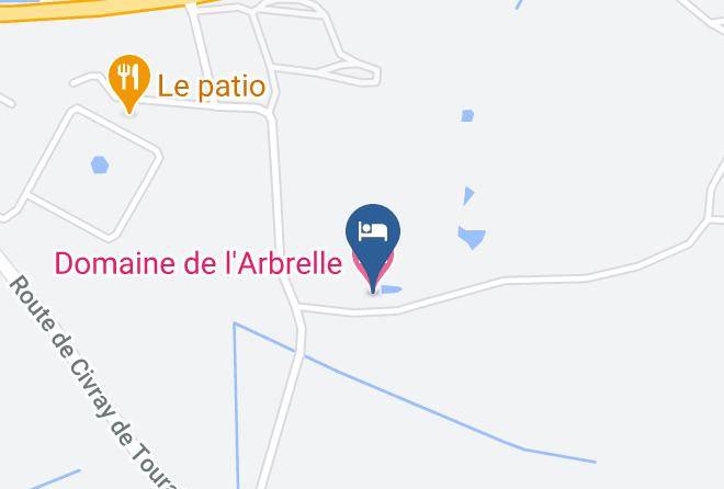Indre Et Loire - Domaine De L'arbrelle Maps