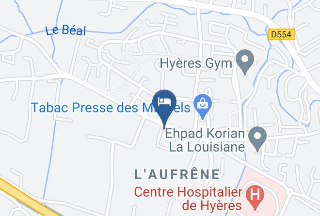 Domaine De L'aufrene Map