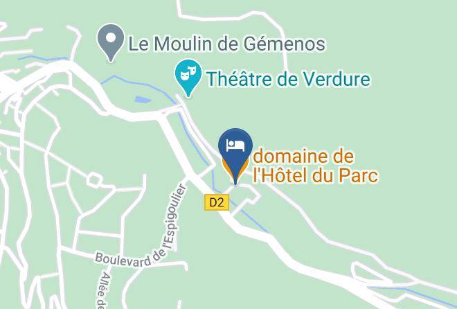 Bouches Du Rhone - Domaine De L'hotel Du Parc Maps