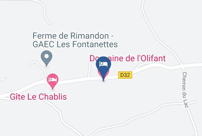 Haute Savoie - Domaine De L'olifant Maps