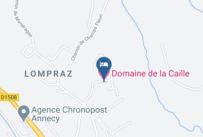 Haute Savoie - Domaine De La Caille Maps