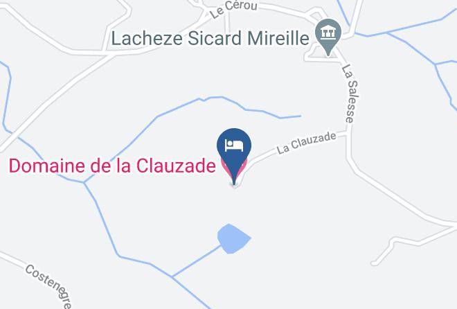 Correze - Domaine De La Clauzade Maps