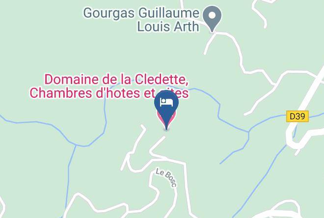 Gard - Domaine De La Cledette Chambres D'hotes Et Gites Maps
