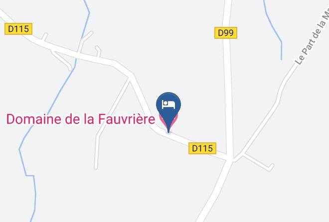 Domaine De La Fauvriere Map