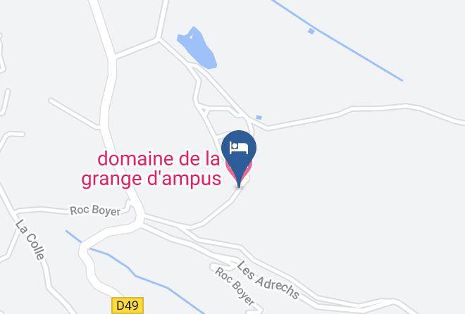 Var - Domaine De La Grange D'ampus Maps