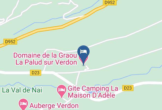 Domaine De La Graou La Palud Sur Verdon Map