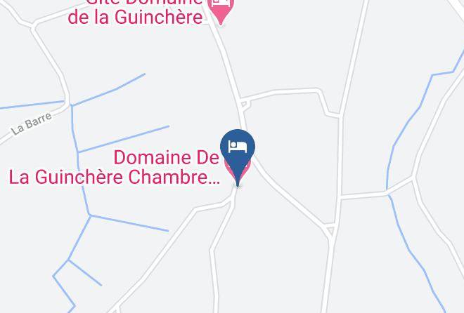 Saone Et Loire - Domaine De La Guinchere Chambre D'hotes Maps