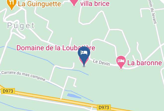 Vaucluse - Domaine De La Loubatiere Maps
