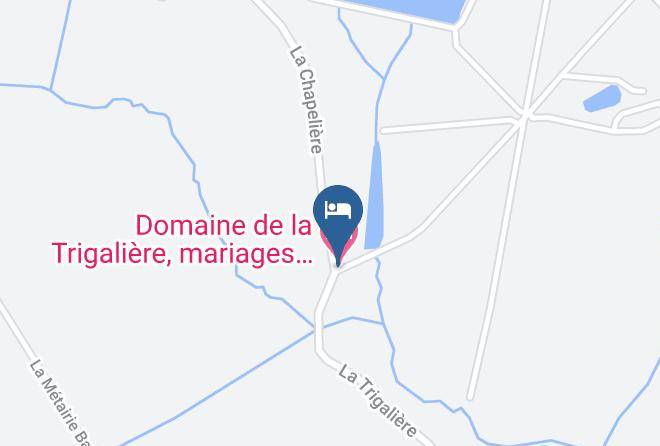 Indre Et Loire - Domaine De La Trigaliere Mariages Seminaires Et Gites Maps