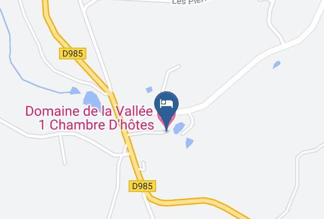Saone Et Loire - Domaine De La Vallee 1 Chambre D'hotes Maps