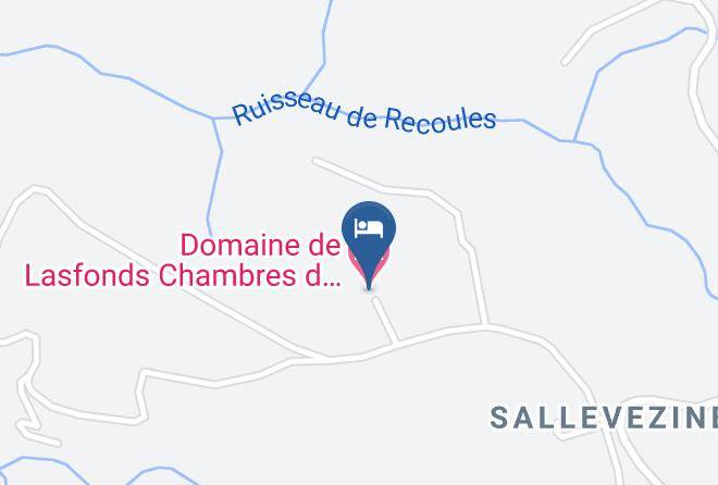 Aveyron - Domaine De Lasfonds Chambres D'hotes And Gite Maps