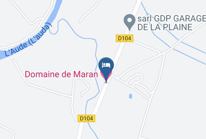 Aude - Domaine De Maran Maps